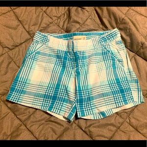 Old Navy plaid shorts